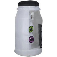 Halloween Inflatable Jar of Evil Eyes with Flashing Lights