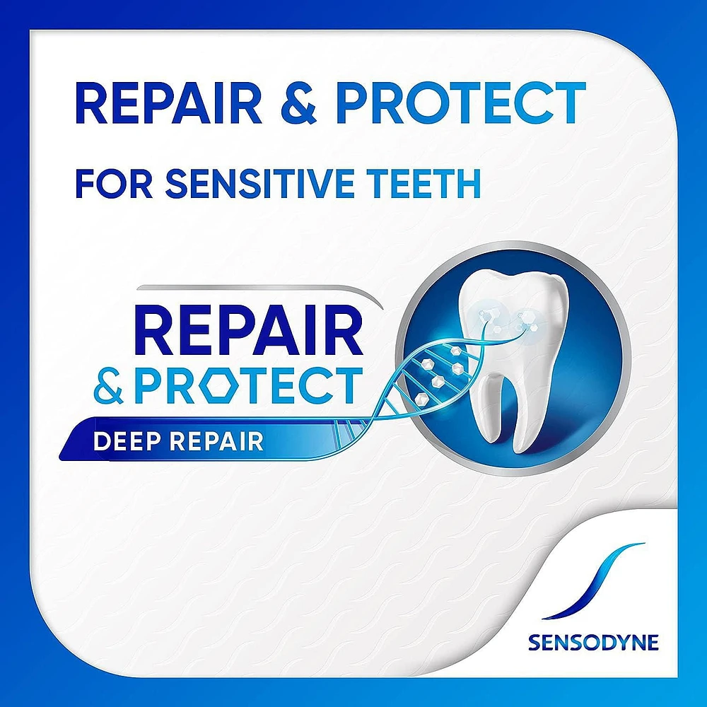 Sensodyne Repair and Protect Whitening Toothpaste for Sensitive Teeth, 75ml