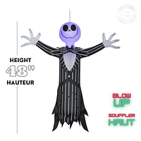 Hanging Halloween Inflatable Jack Skellington