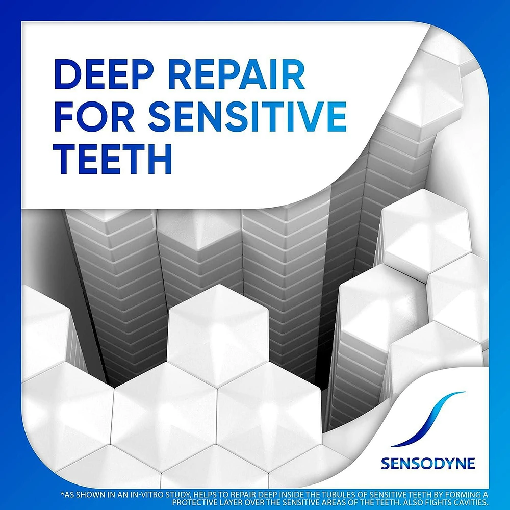 Sensodyne Repair and Protect Whitening Toothpaste for Sensitive Teeth, 75ml