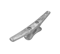 Blue Dog Marine Dock Cleat,  8" Galvanized Cast Iron Boat Cleat | Rope Cleat