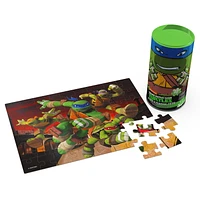 Teenage Mutant Ninja Turtles 50-Piece Puzzle in Tube, for Families and Kids ages 4 and up