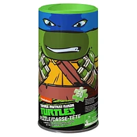 Teenage Mutant Ninja Turtles 50-Piece Puzzle in Tube, for Families and Kids ages 4 and up