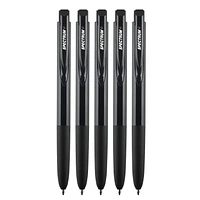 uni® Spectrum Retractable Gel Pens, Medium Point (0.7mm), Black Ink, 3 Pack, Spectrum Gel Pens 3pk Black