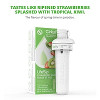 Cirkul LifeSip Strawberry Kiwi Flavor Cartridge, 1-pack, CKL Strawberry Kiwi