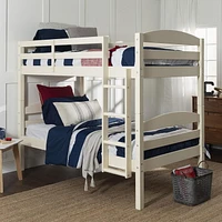 Manor Park Classic Solid Wood Twin Over Twin Bunk Bed