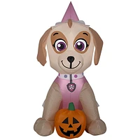 Paw Patrol Halloween Inflatable Skye with Jack-O'-Lantern