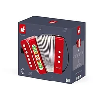 Janod -Classic Gioia Accordion for Children with Strap - 3+ Years