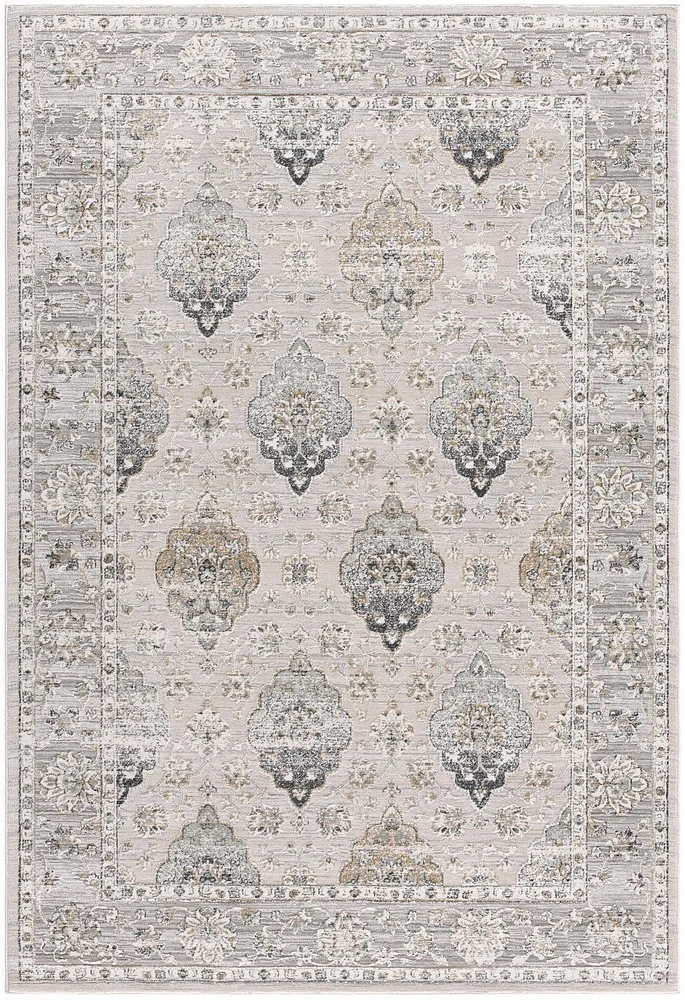 Rug Branch Silvia Collection Modern Distressed Area Rug