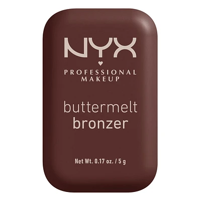 Poudre Bronzante Buttermelt NYX Professional Makeup, 12hr d'utilization Poudre bronzante compacte