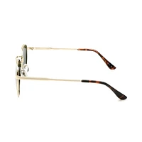 Lunettes de soleil rondes dorées pour hommes George
