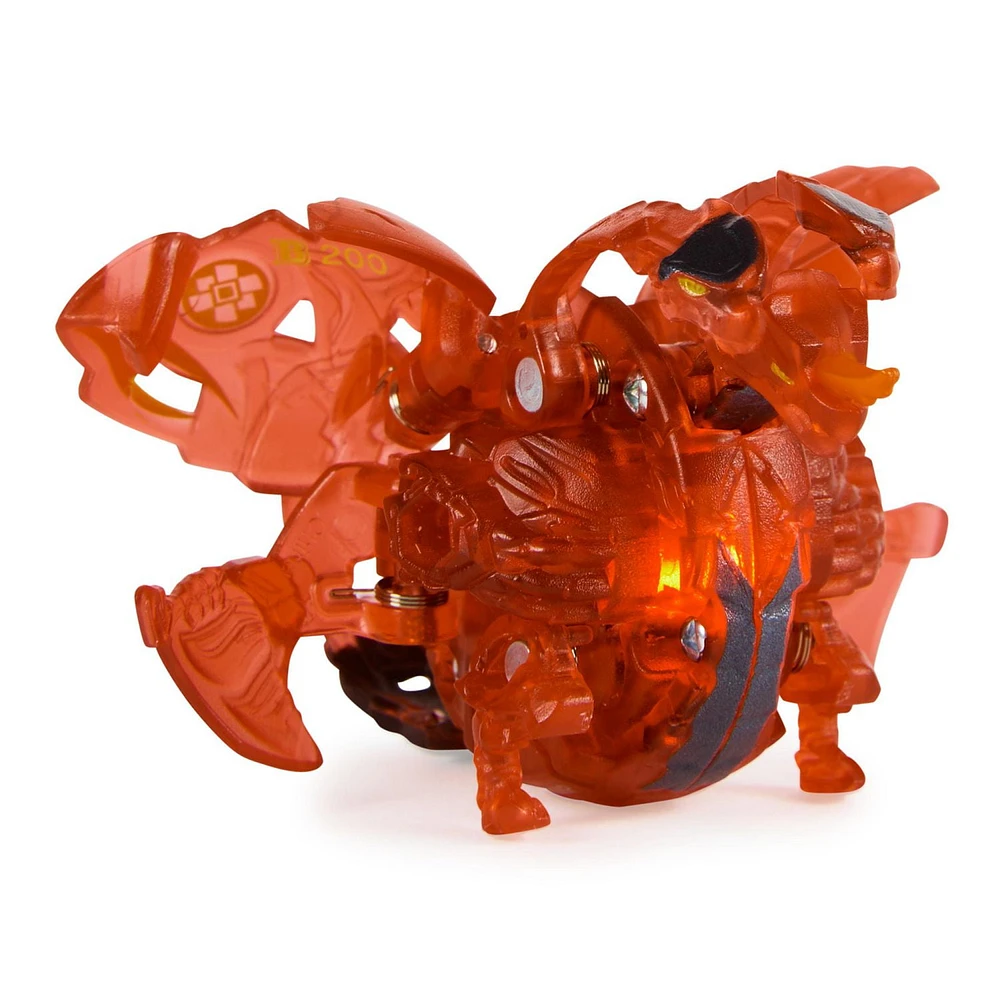 Bakugan Legends, Nova Dragonoid X Nillious Light Up Bakugan Action Figures, 1 Character Card and Metal Gate Card, Kids Toys for Boys Ages 6 and Up