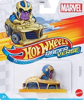 Hot Wheels RacerVerse Die-Cast Vehicle with Pop Culture Character Driver (Styles May Vary)