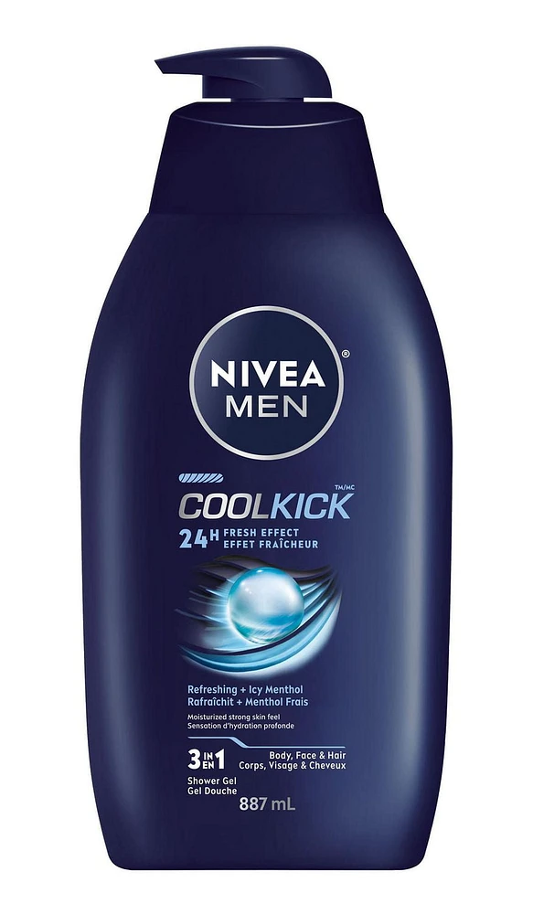 NIVEA MEN Gel Douche Cool Kick 887ml