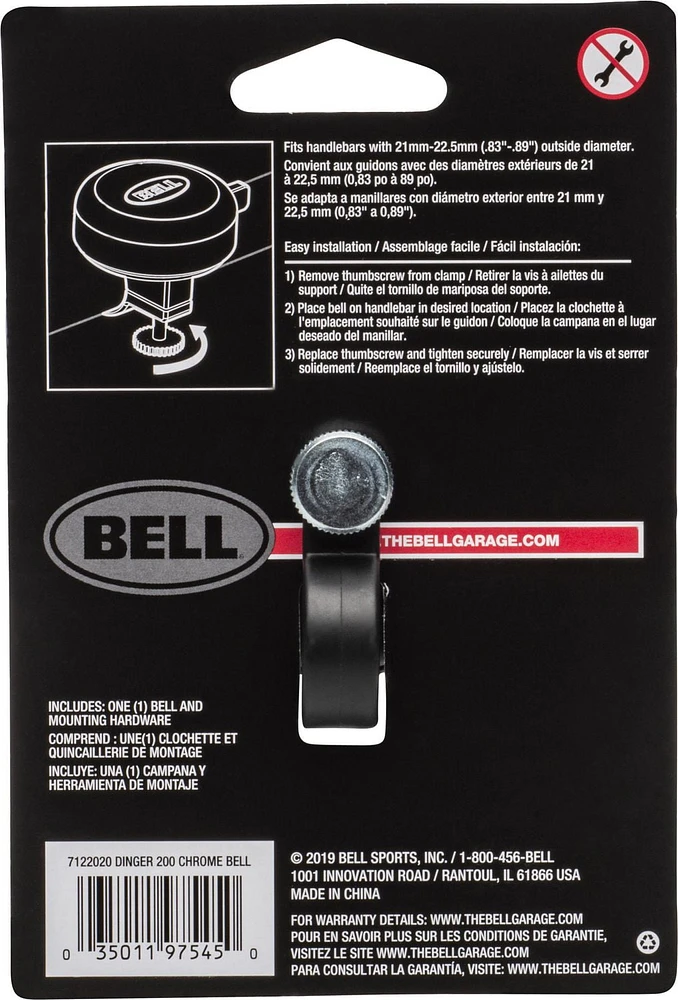 Bell Sports Dinger 200 Bike Bell, Bike bell