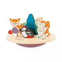 Janod - Ecosystem Blancing Game - 12 wooden figures - 2 bases - Early-Learning for Children and Toddlers - From 24 months