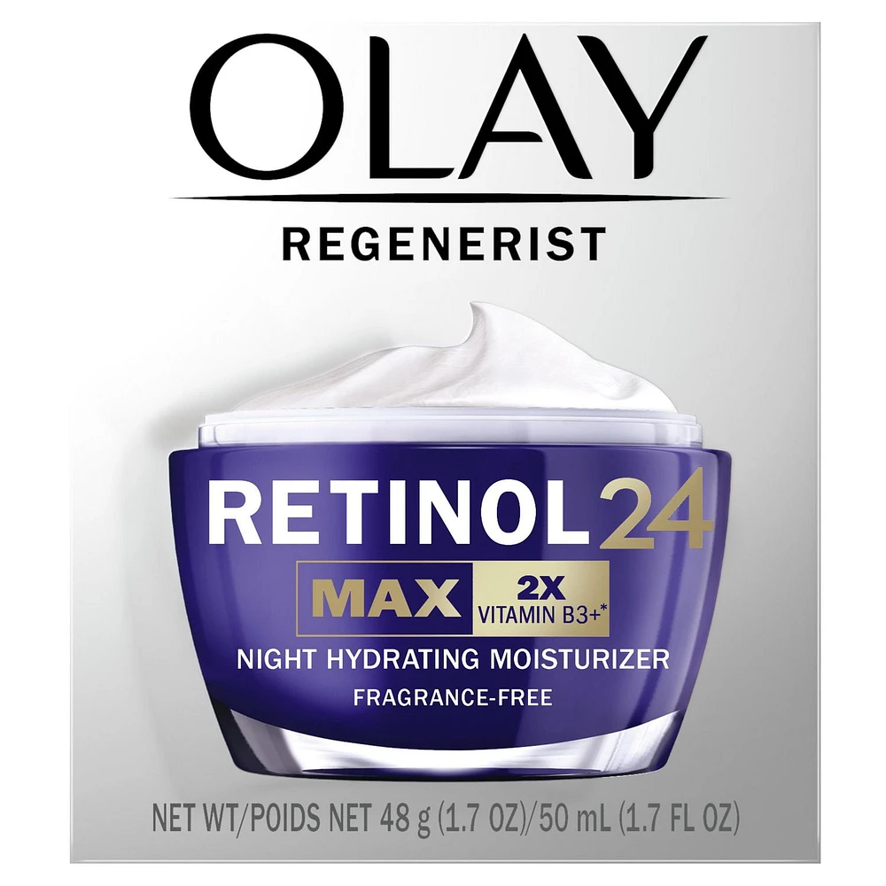 Olay Regenerist Retinol 24 MAX Night Face Moisturizer, 50 mL