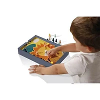 Janod - Mosaïques en bois - Puzzle - Jeu de compétences d'apprentissage précoce - Motricité fine - Pour les tout-petits - À partir de 18 mois
