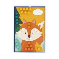 Janod - Mosaïques en bois - Puzzle - Jeu de compétences d'apprentissage précoce - Motricité fine - Pour les tout-petits - À partir de 18 mois