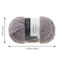 Mainstays  thick chenille yarn  Grey, Thick chenille yarn