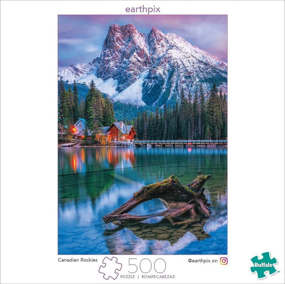 Buffalo Games Earthpix Canadian Rockies 500 Piece Jigsaw Puzzle