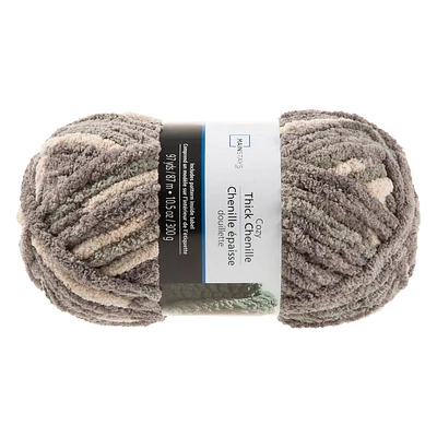 Mainstays  thick chenille yarn  Marble, Thick chenille yarn