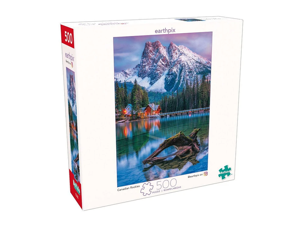 Buffalo Games Earthpix Canadian Rockies 500 Piece Jigsaw Puzzle