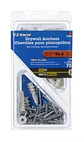 #8 E-Z Drywall Anchor 50 Pieces