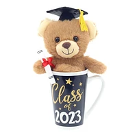 Way To Celebrate Graduation Plush Toy in Latte Mug, Bear