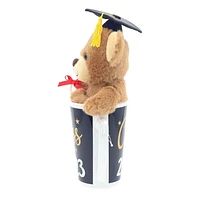 Way To Celebrate Graduation Plush Toy in Latte Mug, Bear