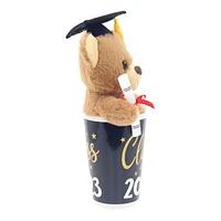 Way To Celebrate Graduation Plush Toy in Latte Mug, Bear