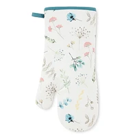 Home Trends Spring Floral Oven Mitt, 7" x 13", 1 Piece, • Includes 1 oven mitt<br>• Heat resistant