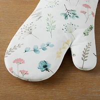 Home Trends Spring Floral Oven Mitt, 7" x 13", 1 Piece, • Includes 1 oven mitt<br>• Heat resistant