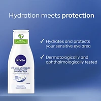 NIVEA Waterproof Eye Make-Up Remover | Hydrates and Protects | Enriched with Camomile | Dermatologist Tested, 125 mL