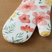 Home Trends Floral Oven Mitt & Pot Holder Set, 2 Piece, • Includes 2 mitts and potholders<br>• Heat resistant