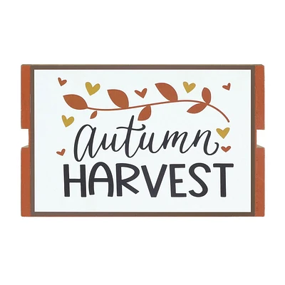 Way to Celebrate Harvest Wood Crate Decor, Autumn Harvest