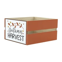 Way to Celebrate Harvest Wood Crate Decor, Autumn Harvest