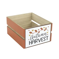 Way to Celebrate Harvest Wood Crate Decor, Autumn Harvest