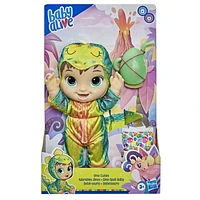 Baby Alive Dino Cuties Doll, Stegosaurus, Brown Hair