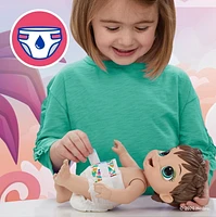 Baby Alive Dino Cuties Doll, Stegosaurus, Brown Hair