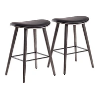 Saddle Counter Height Stool from LumiSource, Set of 2