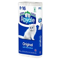 Royale Original Toilet Paper, Equal Bathroom tissue rolls, 2-Ply