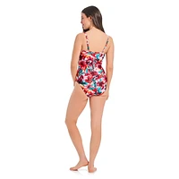 Krista Maillot de bain une pièce à col en V croisé pour femme
