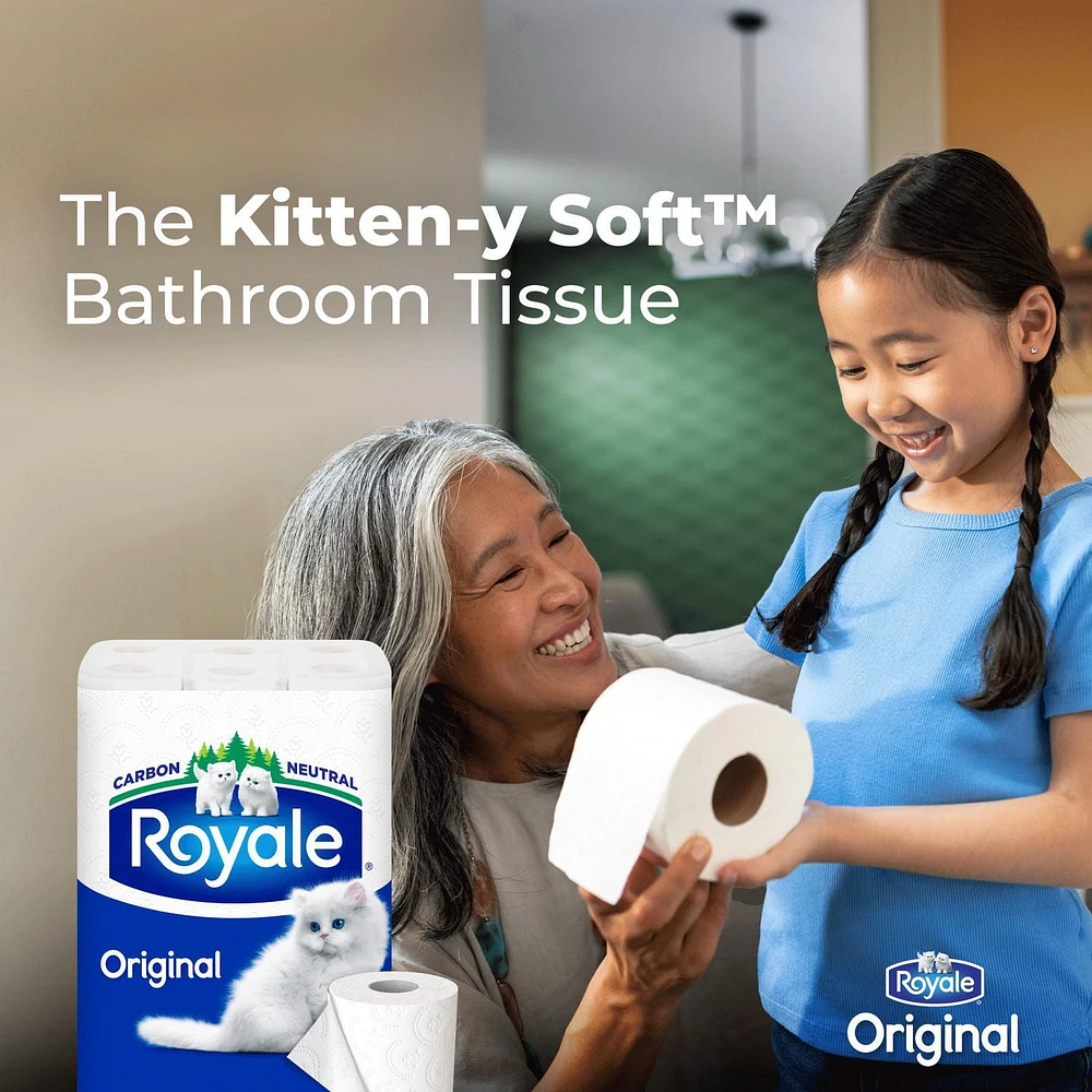 Royale Original papier hygiénique, 24 équivalant à 48 rouleaux 2-ép., 242 feuilles /roul