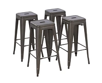 Mainstays 30 inch Metal Barstools Set of 4 - Multi Colors