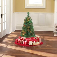 Holiday Time Venus 24" Pre-Lit Regular Full Fir Christmas Tree, Green