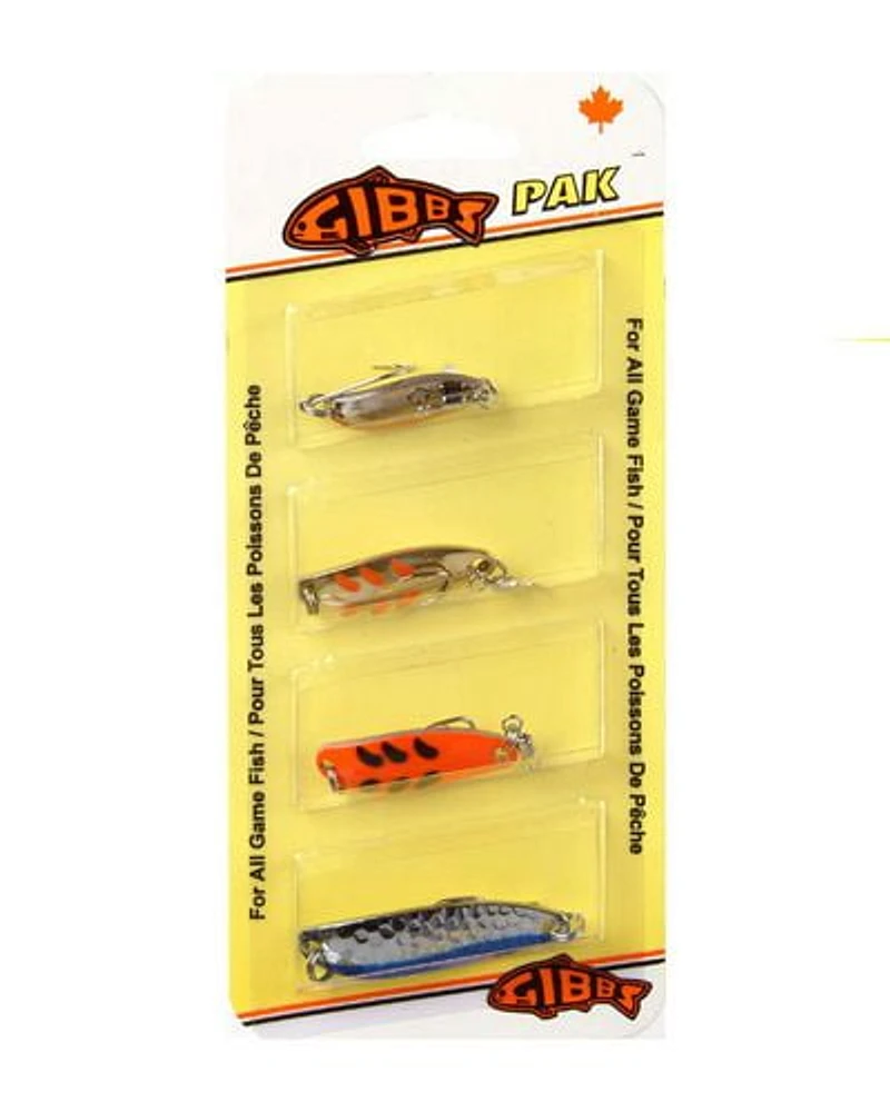 Gibbs Croc Kit Assortment, Casting/Trolling Spoons