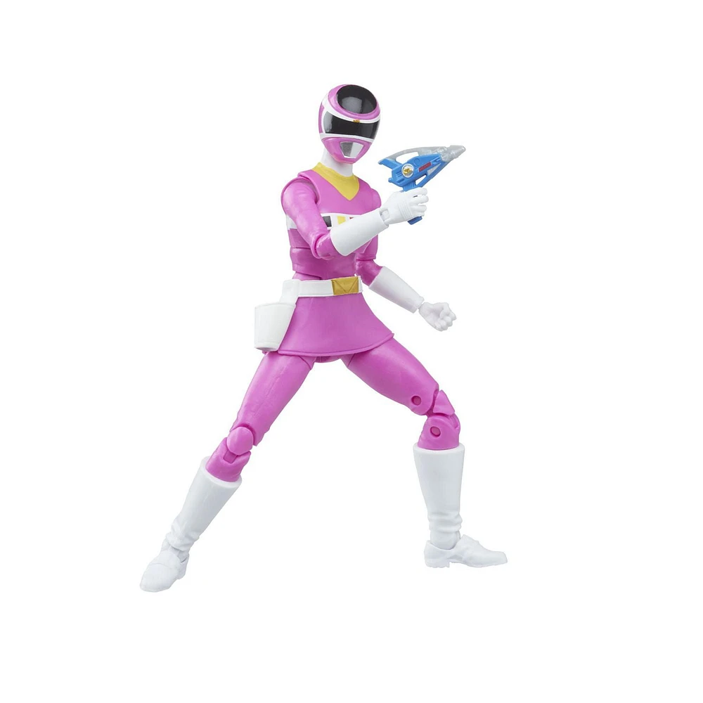 Power Rangers Lightning Collection In Space Pink Ranger 6-Inch Premium Collectible Action Figure Toy with Accessories, Kids Ages 4 and Up