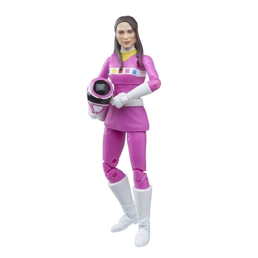 Power Rangers Lightning Collection In Space Pink Ranger 6-Inch Premium Collectible Action Figure Toy with Accessories, Kids Ages 4 and Up