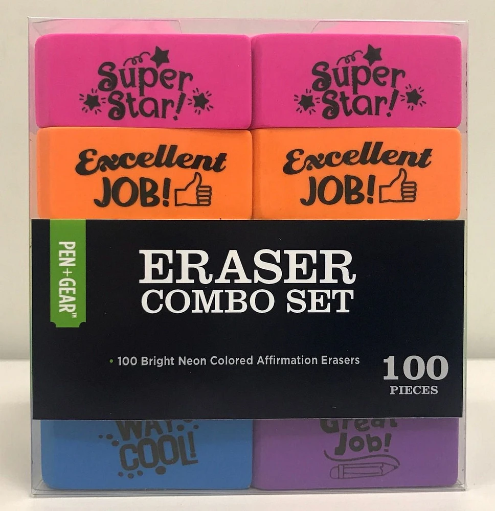 PEN+GEAR Affirmation Erasers